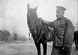 Riding Crop Prints: Major General Leonard Wood, U.S. Army, 1913. Creator: Unknown