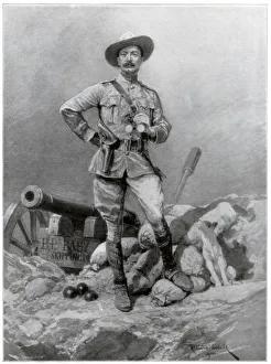 Boy Scout Movement Gallery: Major General Robert Baden Powell (1857-1941), 1900.Artist: Richard Caton Woodville II