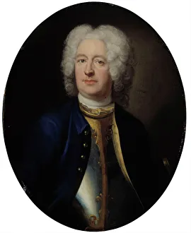 Scheffel Johan Henrik Prints: Major-general Simon Jacob Wennerstedt, 1731. Creator: Johan Henrik Scheffel