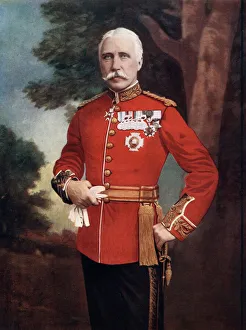 Edwardian Prints: Major General Sir Bindon Blood, British soldier, 1902. Artist: Elliott & Fry