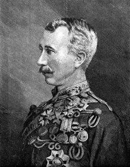 Viscount Prints: Major-General Sir Garnet Joseph Wolseley, K.C.M.G. C.B. 1874. Creator: Unknown