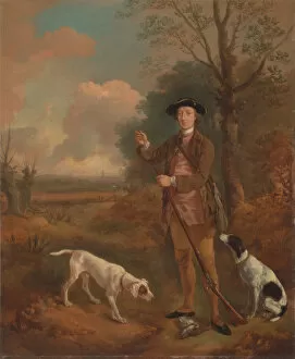Thomas Gainsborough Collection: Major John Dade, of Tannington, Suffolk, ca. 1755. Creator: Thomas Gainsborough