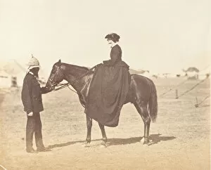 Charlotte Stuart Gallery: Major Jones and Lady Canning, 1858-61. Creator: Unknown