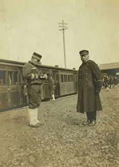 Major Nawkarta giving instructions, c1904. Creator: Unknown
