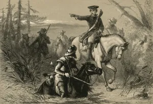 Major Washington on his Mission to the French Commander, (1877). Creator: Albert Bobbett