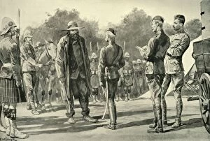 Boers Collection: Majuba Day - Cronje Surrenders to Lord Roberts at Paardeberg, 1900