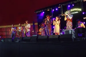 Mak Murtic, Love Supreme Jazz Festival, Glynde Place, East Sussex, 2015. Artist: Brian O Connor