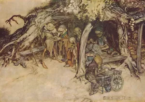 Roots Gallery: To Make My Small Elves Coats, 1908, (1923). Artist: Arthur Rackham