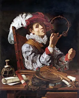 Scores Prints: Maker of Musical Instruments, c1610