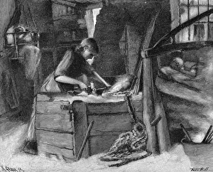 Making chains in the Cradley Heath district of the Black Country in the English Midlands, 1890 Making chains in the Cradley Heath district of the Black Country in the English Midlands, 1890
