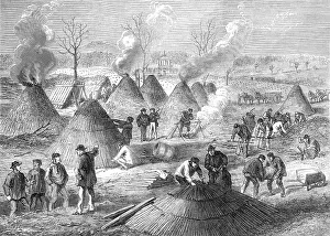 Shortage Prints: Making charcoal in the Bois de Boulogne