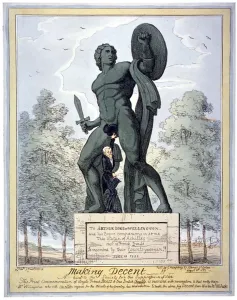 Modesty Prints: Making decent!! A hint to the society for the suppression of vice... 1822. Artist