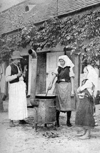 Making jelly in Czinkota, Hungary, 1922.Artist: AW Cutler Making jelly in Czinkota, Hungary, 1922.Artist: AW Cutler