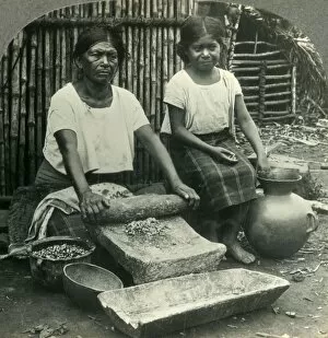 Making Tortillas in Salvador, the Smallest Republic in the Western Hemisphere, Central America