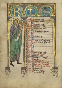 Malachi; Psalter, about 1240-1250. Creator: Unknown