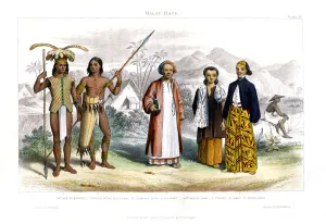 Sea Dayak Prints: Malay Race, 1800-1900. Artist: R Anderson
