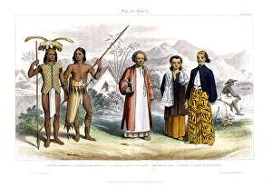 Sea Dayaks Gallery: Malay Race, 1800-1900.Artist: R Anderson