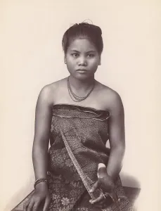 Malaysian Gallery: Malay Woman on Java, 1860s-70s. Creator: Unknown