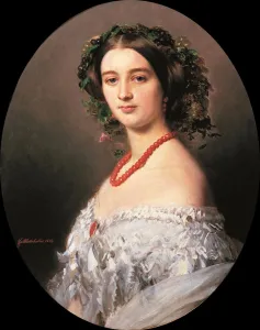 Franz Xavier 1805 1873 Prints: Malcy Louise Caroline Frederique Berthier de Wagram, Princess Murat (1832-1884), 1854