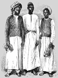 Bare Feet Collection: Maldive Islanders; Four Months in Ceylon, 1875. Creator: Unknown