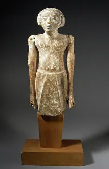 Polychrome Prints: Male Figure, 5th-6th Dynasty (c.2465-2150 B.C.. Creator: Unknown)