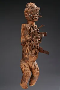 Congo Prints: Male figure, mid-19th century - 20th century. Creator: Unknown