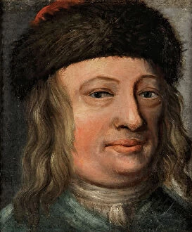 Long Hair Collection: Male portrait, (c1780s). Creator: Pehr Hörberg