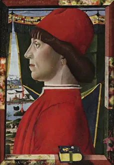 Fine Prints: Male Portrait in profile, 1465-1470
