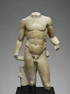 Torso Prints: Male Torso, about A.D. 100. Creator: Unknown