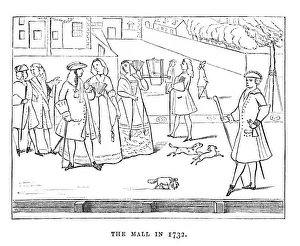 Chatto And Windus Gallery: The Mall in 1732, c1870