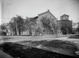 Distillery Prints: Malt houses, Walker distillery, Walkerville, Ont. between 1905 and 1915. Creator: Unknown