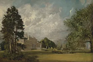 Lawn Collection: Malvern Hall, Warwickshire, 1820 to 1821. Creator: John Constable