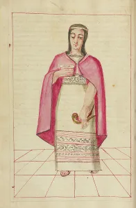 Peru Prints: Mama Ana Huarque, completed in 1616. Creator: Unknown