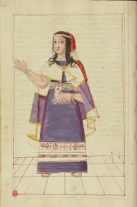 Peru Prints: Mama Ocllo, completed in 1616. Creator: Unknown