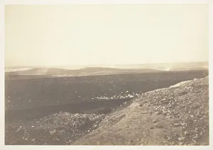 Crimea Ukraine Gallery: The Mamelon and Malakoff, from the Mortar Battery, 1855. Creator: Roger Fenton