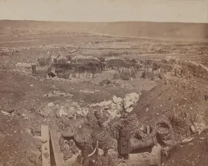 Vantage Point Prints: The Mamelon Vert, 1855-1856. Creator: James Robertson