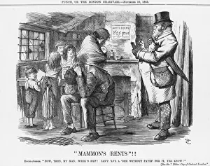 Mammons Rents!, 1883. Artist: Joseph Swain Mammons Rents!, 1883. Artist: Joseph Swain