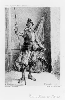 Meissonier Prints: The Man at Arms, c1880-1882. Artist: Henri Toussaint