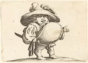 Obese Gallery: Man with Big Belly, c. 1622. Creator: Jacques Callot