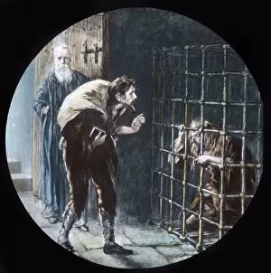 Cage Collection: The Man in the Cage, c1910. Creator: Unknown