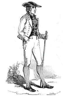 Sock Collection: Man from Coburg, 1845. Creator: Unknown