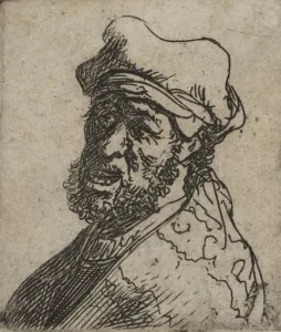 Man Crying Out, Three-Quarters Left: Bust, ca. 1629. ca. 1629
