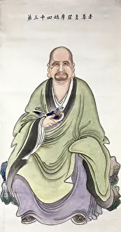 Songbird Prints: A man or deity, (unknown date). Creator: Unknown