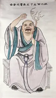 A man or deity, (unknown date). Creator: Unknown