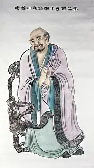 Friendly Prints: A man or deity, (unknown date). Creator: Unknown