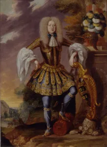 A Man in Fancy Dress, Early 18th cen Artist: German master