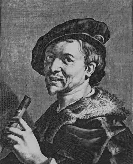 Images Dated 30th November 2020: The Man with the Flute, 1625. Creator: Cornelis Bloemaert