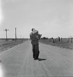 Flour Prints: Man going home with relief, near Oil City