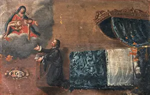 Healing Prints: A man, having recovered from sickness