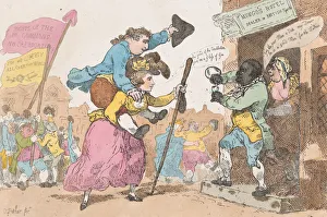 Spencer Prints: Every Man Has His Hobby Horse, May 1, 1784. May 1, 1784. Creator: Thomas Rowlandson